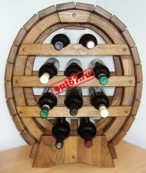 Открытый винный стеллаж Бочка-Бар bottle8